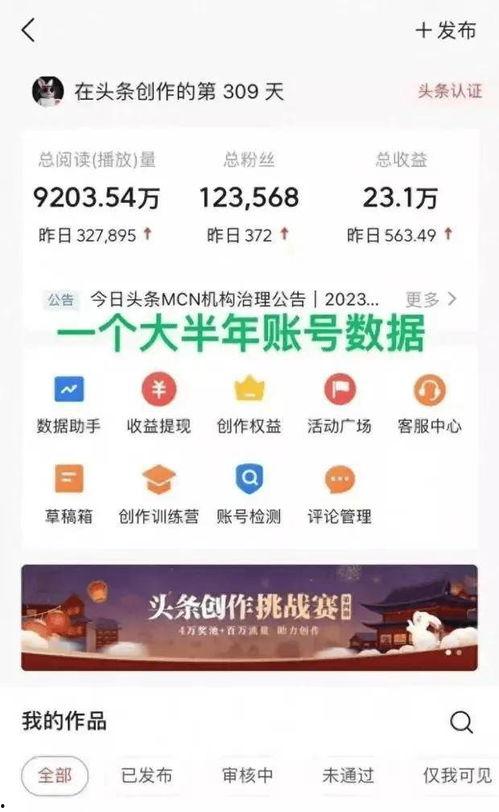 今日头条咋赚钱,揭秘高效变现之道