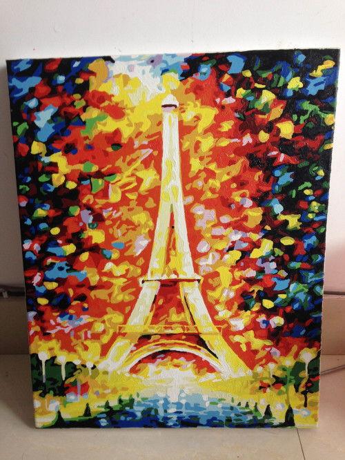 网红测评数字油画图片,数字油画，轻松绘出艺术之美